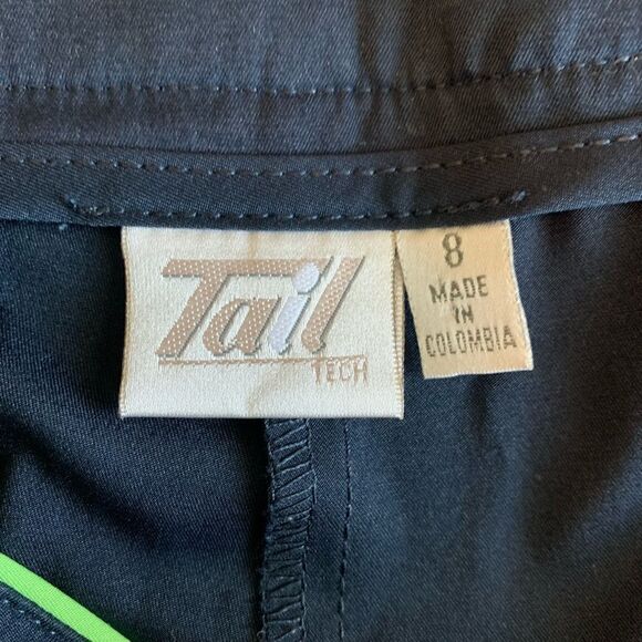 Capri Pants Tail Blue Size 8 - Picture 4 of 4